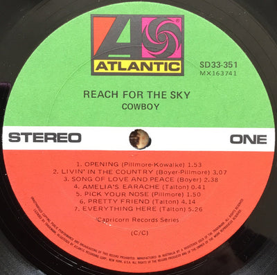 Cowboy - Reach For The Sky Vinyl LP (Used)