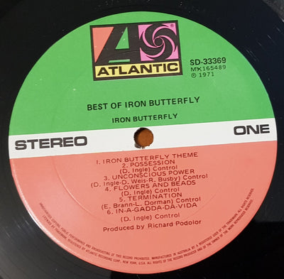 Iron Butterfly - The Best Of Iron Butterfly Evolution Vinyl LP (Used)