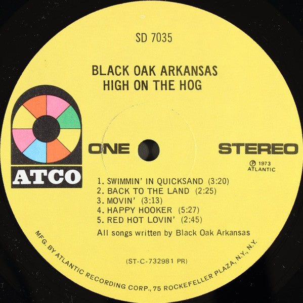 Black Oak Arkansas - High On The Hog Gatefold Vinyl LP (Used)
