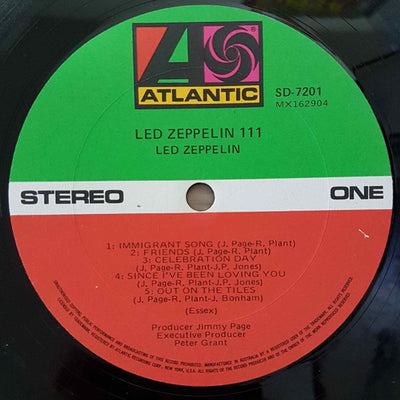 Led Zeppelin - Led Zeppelin III Misprint Vinyl LP (Used)