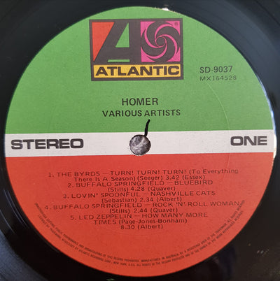 Soundtrack - Homer (Original Motion Picture Soundtrack) Vinyl LP (Used)
