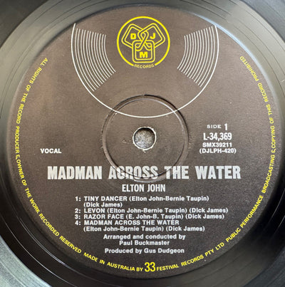 Elton John - Madman Across The Water Repress Vinyl LP (Used)