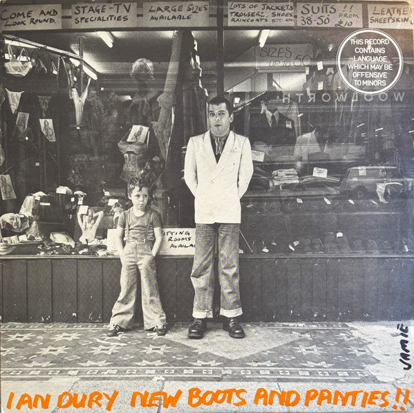 Ian Dury - New Boots And Panties Vinyl LP (Used)