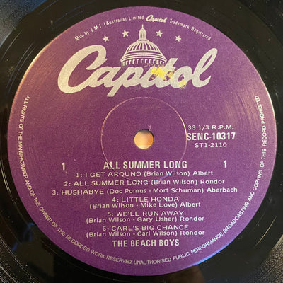 Beach Boys - All Summer Long / Surfer Girl Vinyl 2LP (Used)