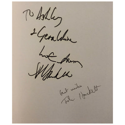 Steve Hackett - Momentum 1988 Original Concert Tour Program With Signatures