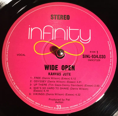 Kahvas Jute - Wide Open Vinyl LP (Used)
