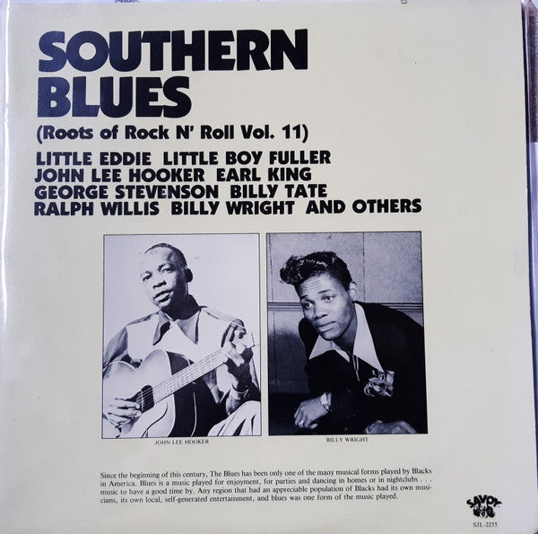 Various Artists - Southern Blues (Roots Of Rock N' Roll Vol. 11) Vinyl 2LP (Used)