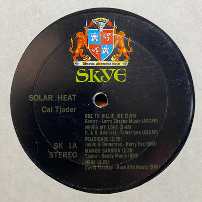Cal Tjader - Solar Heat Vinyl LP (Used)