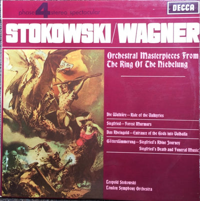 Stokowski & Wagner - Orchestral Masterpieces From The Ring Of The Niebelung Vinyl LP (Used)