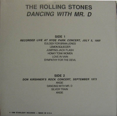 Rolling Stones - Dancing With Mr. D Vinyl LP (Used)