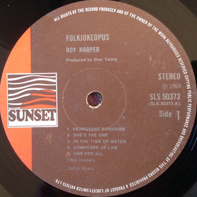 Roy Harper - Folkjokeopus Vinyl LP (Used)