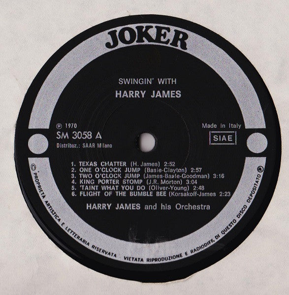 Harry James - Swinging' With Harry James Vinyl LP (Used)