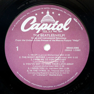 Beatles - Help! (Original Motion Picture Soundtrack) Vinyl LP (Used)