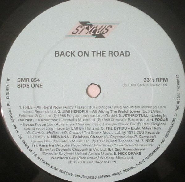 Various Artists - Back On The Road Vinyl 2LP (Used)