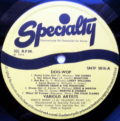 Various Artists - Doo Wop Vinyl LP (Used)