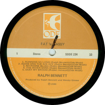 Ralph Bennett - Fat 'N' Sassy Vinyl LP (Used)