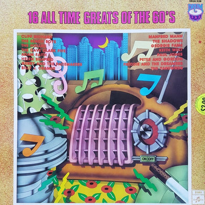 Various Artists - 16 All Time Greats Of The 60's Vinyl LP (Used)