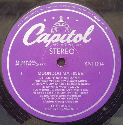 Band - Moondog Matinee Vinyl LP (Used)