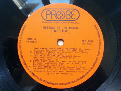Four Tops - Meeting Of The Minds Vinyl LP (Used)