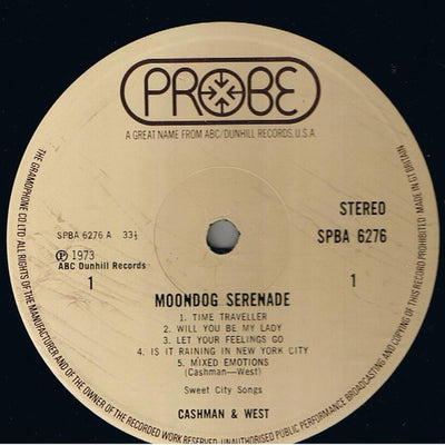 Cashman & West - Moondog Serenade Vinyl LP (Used)