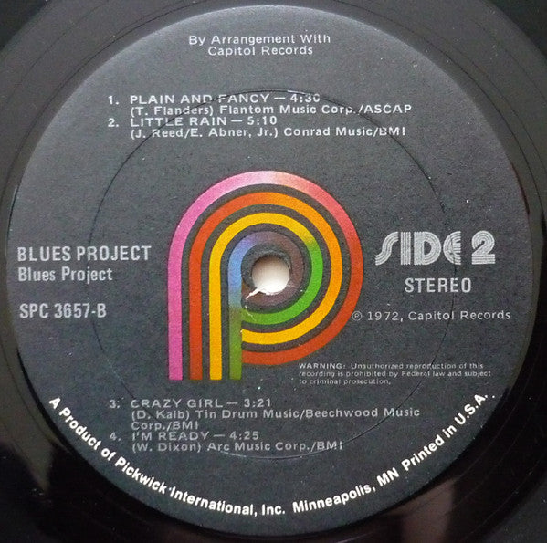 Blues Project - Blues Project Reissue Vinyl LP (Used)