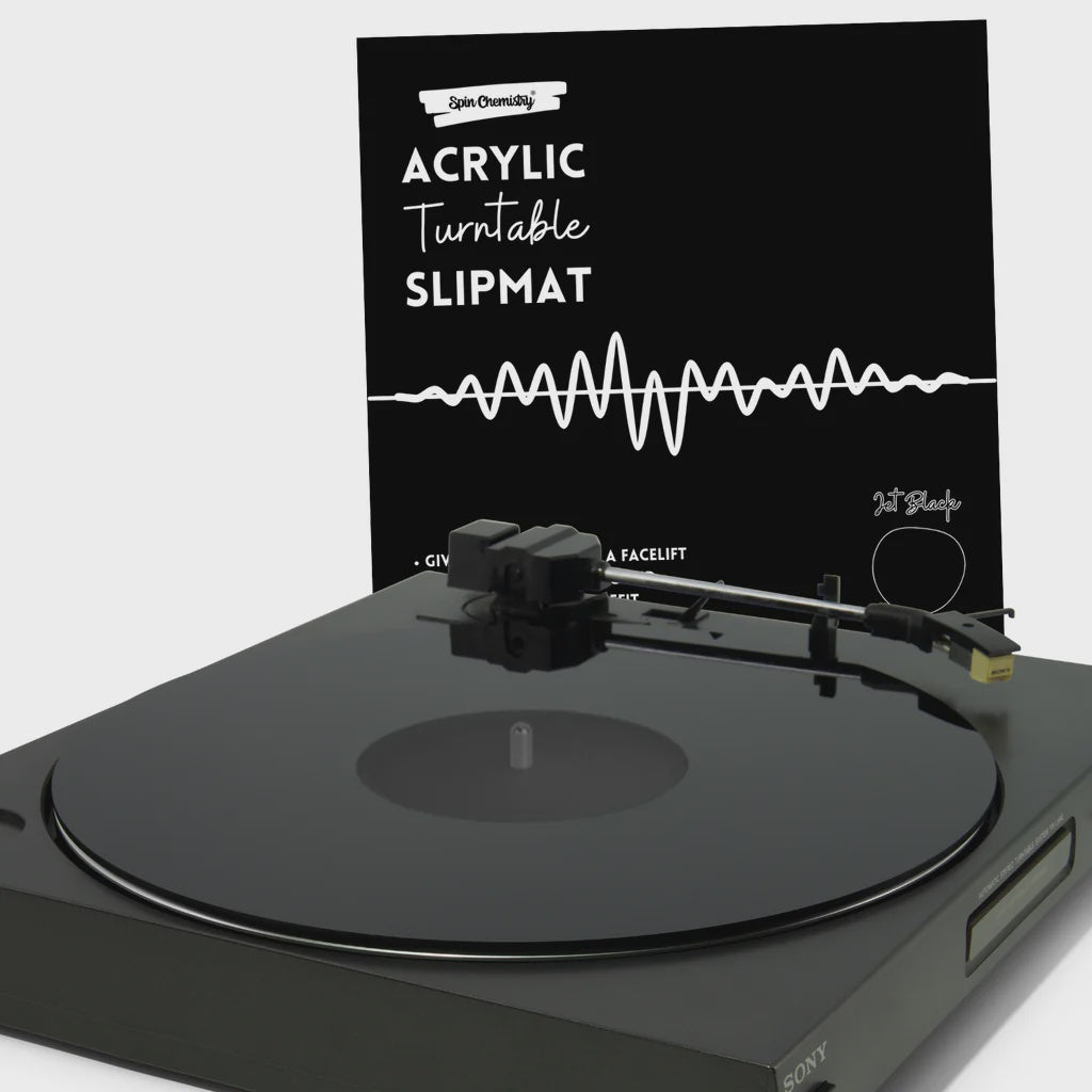Spin Chemistry - Acrylic Turntable Slipmat (Jet Black)