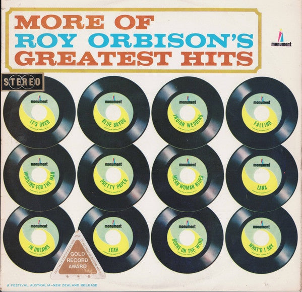 Roy Orbison - More Of Roy Orbison's Greatest Hits Vinyl LP (Used)