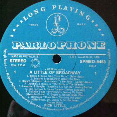 Rich Little - Rich Little's Broadway Vinyl LP (Used)