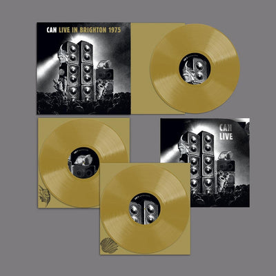 Can - Live In Brighton 1975 Gold Coloured Vinyl 3LP