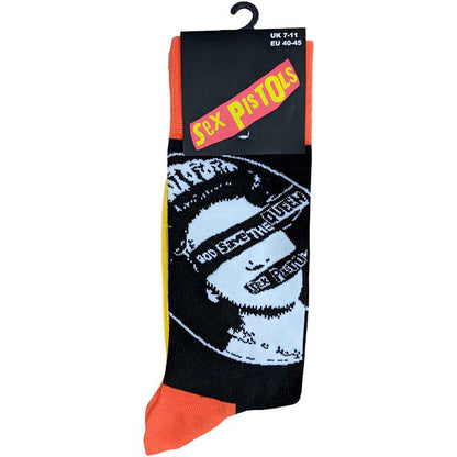 Sex Pistols - God Save The Queen Unisex Black Size 7-11 Socks