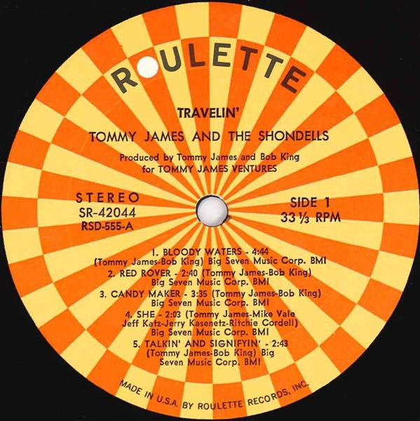 Tommy James & Shondells - Travelin' Gatefold Vinyl LP (Used)