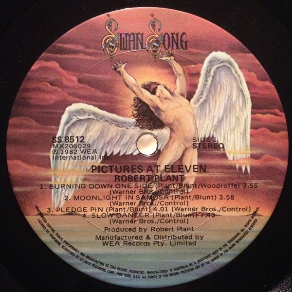 Robert Plant - Pictures At Eleven Vinyl LP (Used)
