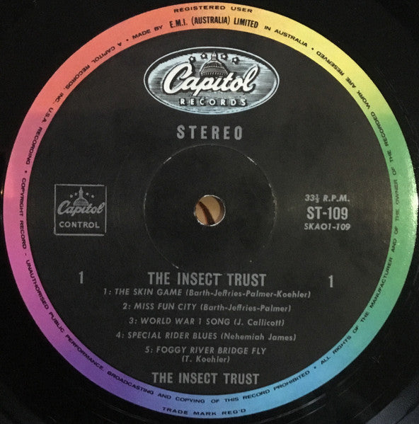 Insect Trust - The Insect Trust Vinyl LP (Used)