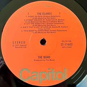 Band - Islands Vinyl LP (Used)