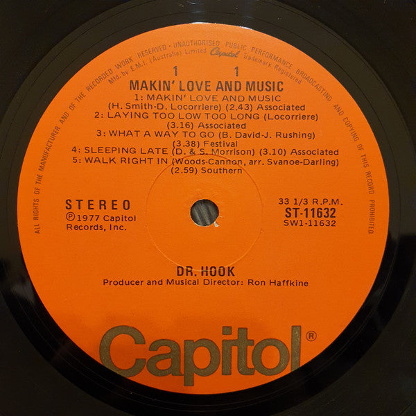 Dr. Hook - Makin' Love And Music Vinyl LP (Used)