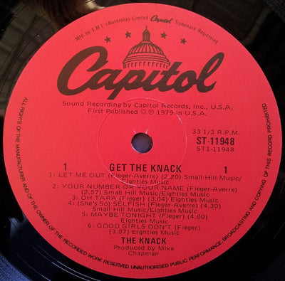 Knack - Get The Knack Vinyl LP (Used)