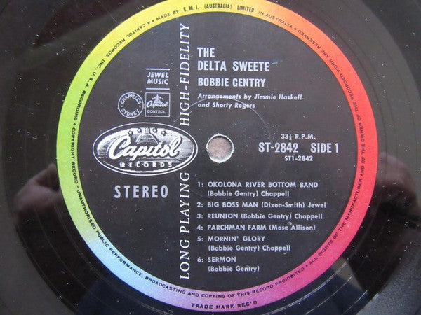 Bobbie Gentry - The Delta Sweete Vinyl LP (Used)