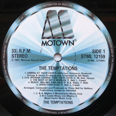 Temptations - The Temptations Vinyl LP (Used)