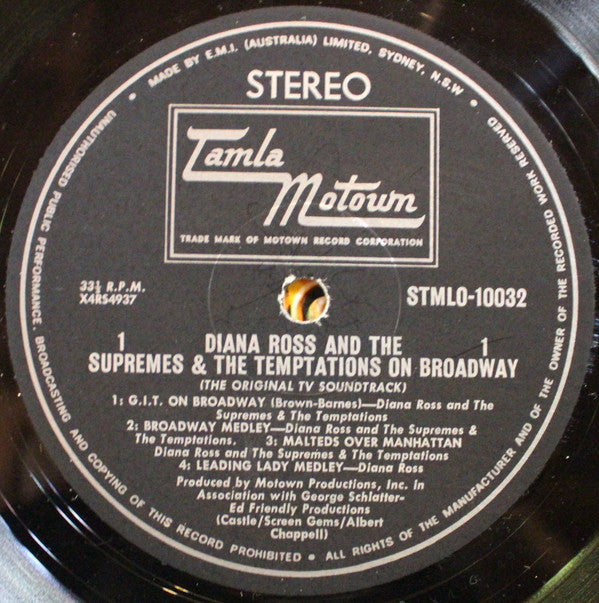 Diana Ross & Supremes & Temptations - On Broadway Vinyl LP (Used)