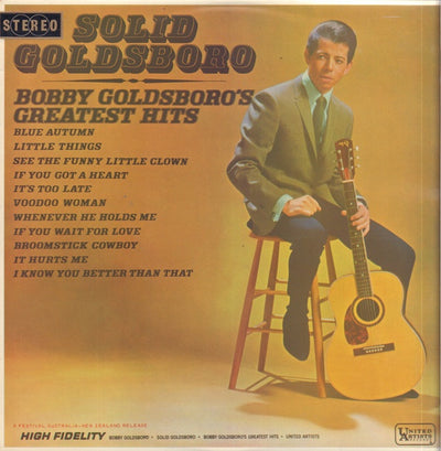 Bobby Goldsboro - Solid Goldsboro (Bobby Goldsboro's Greatest Hits) Vinyl LP (Used)