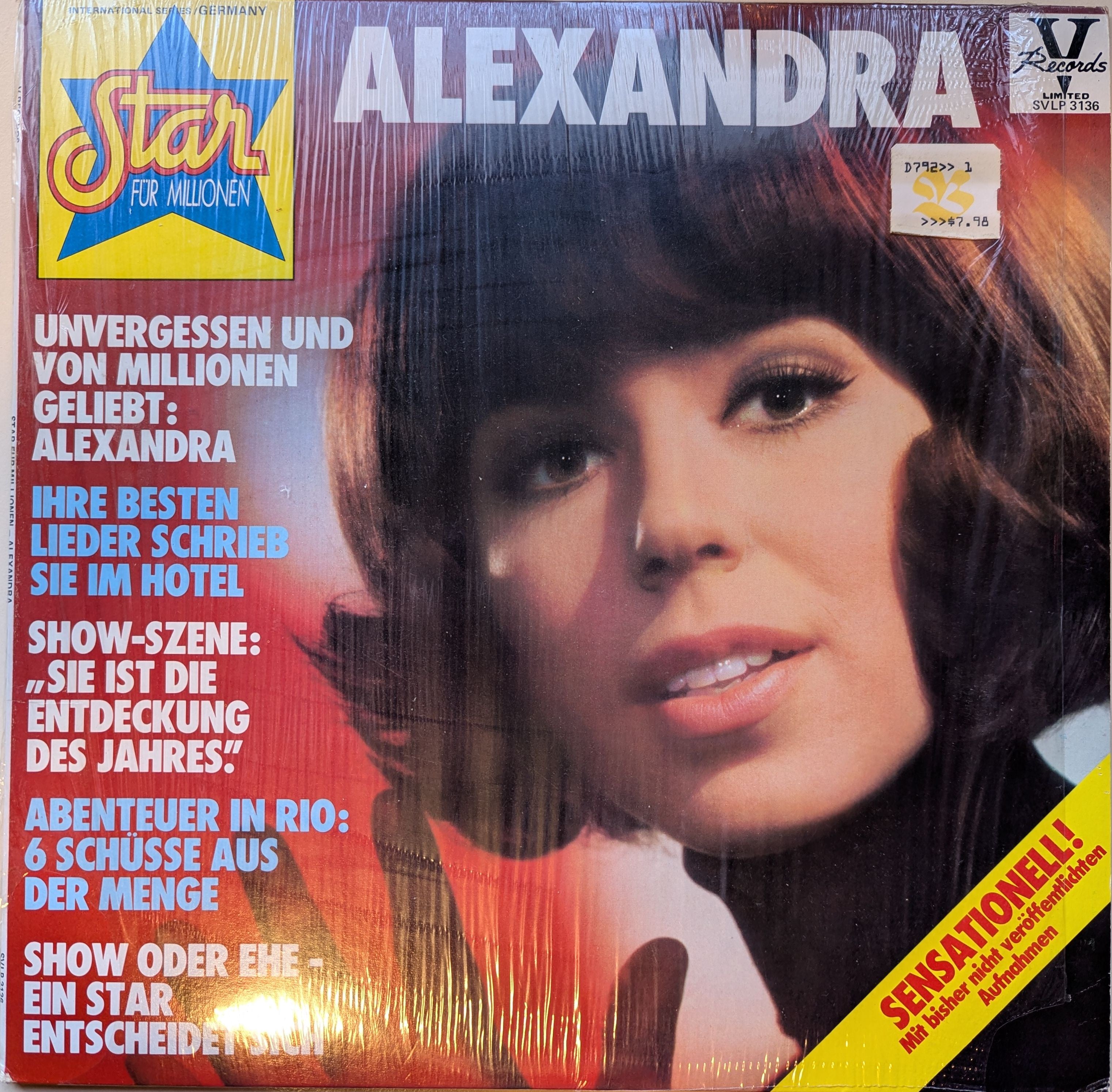 Alexandra - Star Für Millionen Vinyl LP (Used)