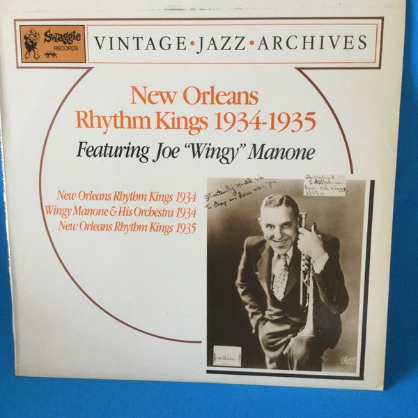 New Orleans Rhythm Kings Featuring Joe "Wingy" Manone - New Orleans Rhythm Kings 1934-1935 Vinyl LP (Used)