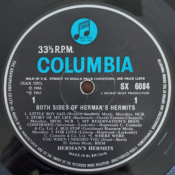 Herman's Hermits - Both Sides Of Herman's Hermits Vinyl LP (Used)