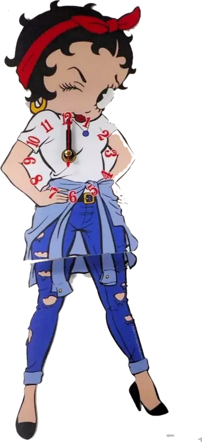 Betty Boop - Swinging Legs Clock