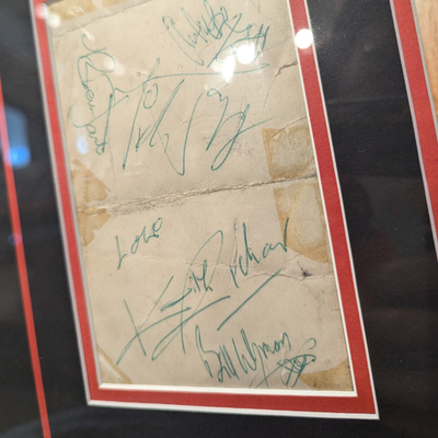 Rolling Stones - Framed Autographs, Photos & 'Five By Five' Mono EP
