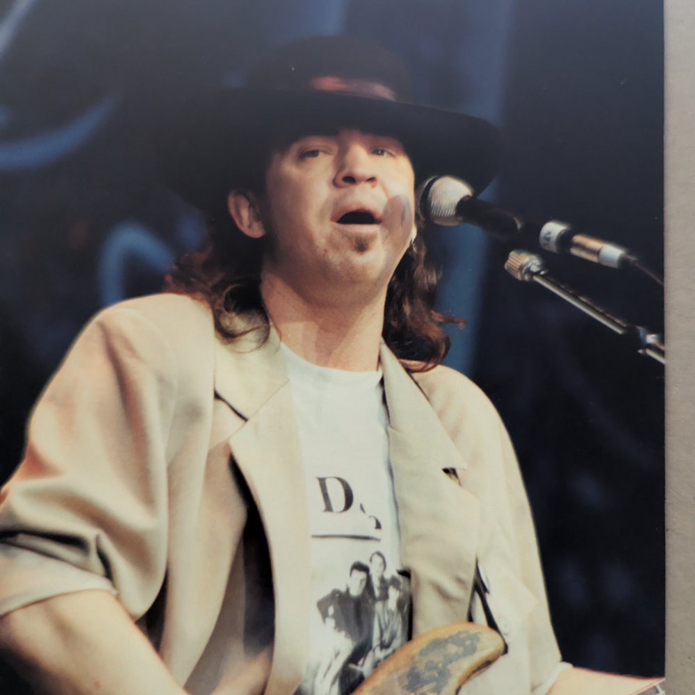 Stevie Ray Vaughan - Actual Photo & Collectable Card