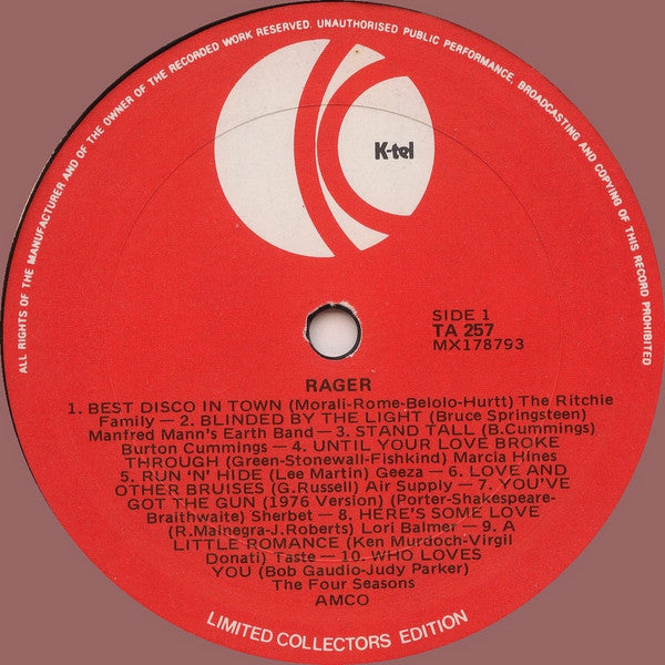 Various Artists - Rager Vinyl LP (Used)