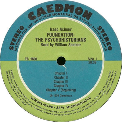 Soundtrack - Foundation: The Psychohistorians Vinyl LP (Used)