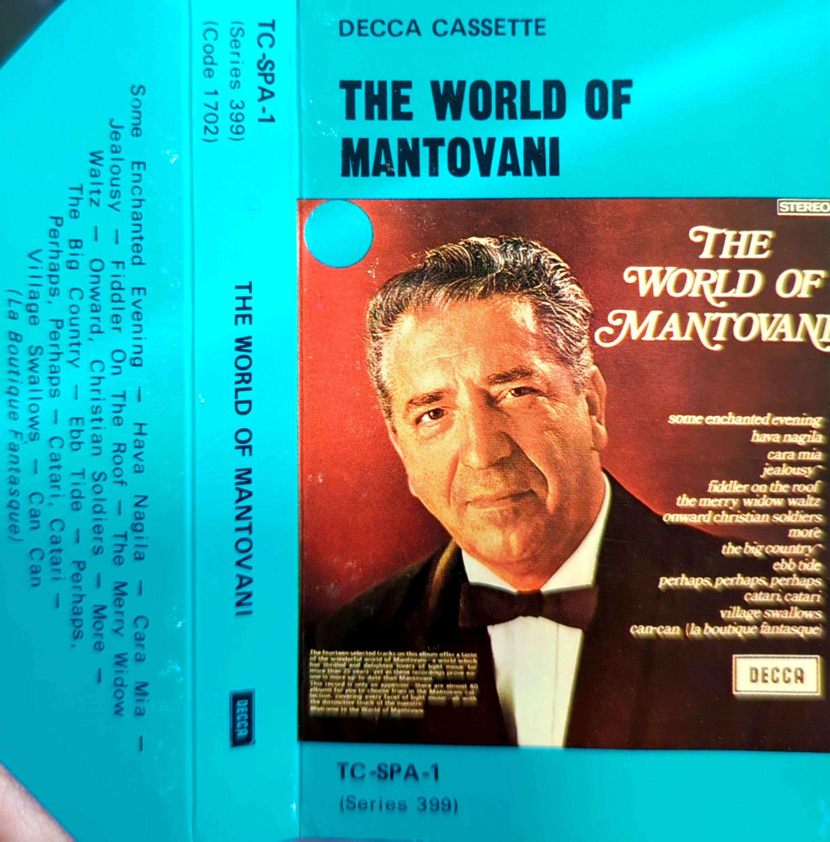 Mantovani & His Orchestra - The World Of Mantovani Cassette Tape