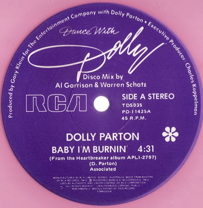 Dolly Parton - Dance With Dolly 12" Vinyl Single (Used)